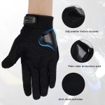 Windproof and thermal protective gloves, L size, black color